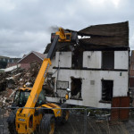 Robin Hood being demolished